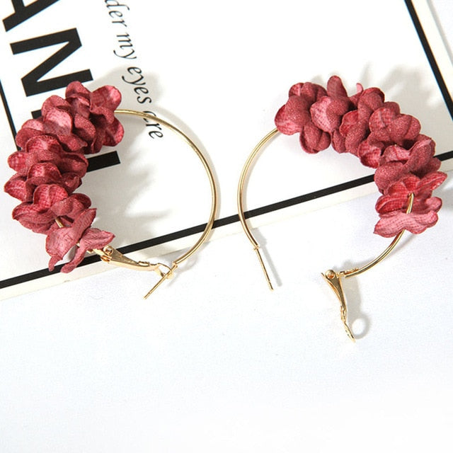 New flower handmade bohemian boho earrings