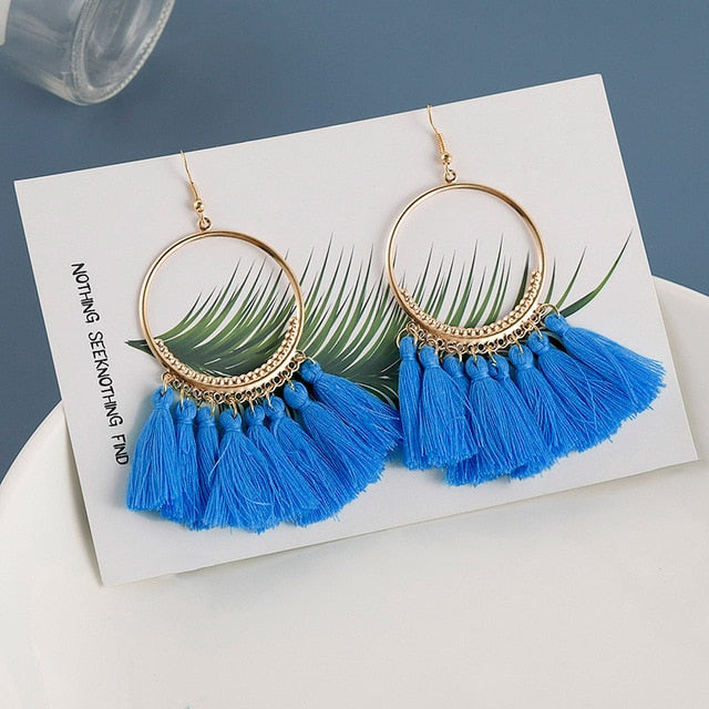 New Fashion Bohemian Tassel Earrings for Women