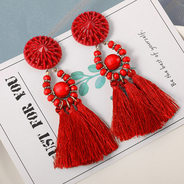 New Fashion Bohemian Tassel Earrings for Women